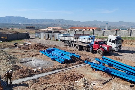 احداث کارگاه و انبار پشتیبانی پروژه‌های شرکت